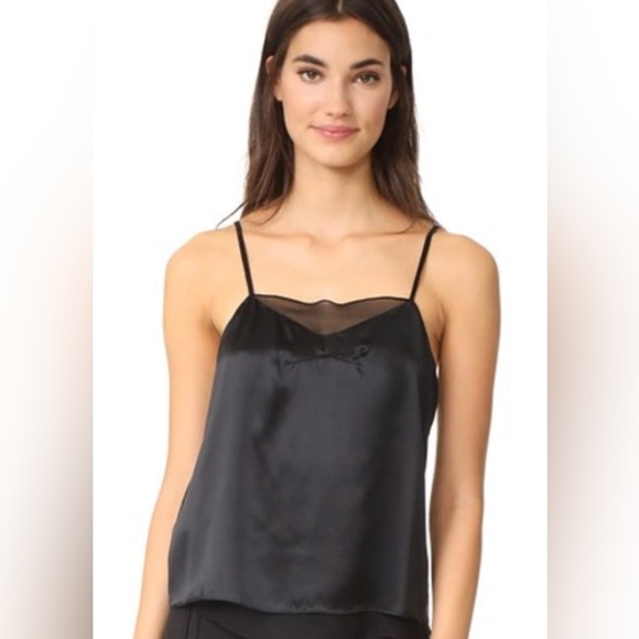 Maxxine Ribbon Trim Cami Top Bone